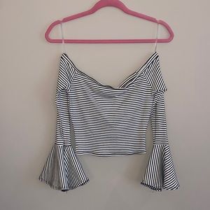 Off the Shoulder Bell Sleeves top